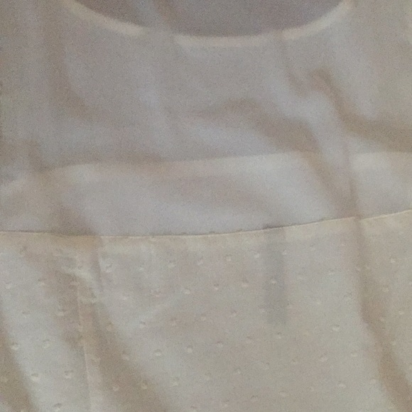 ⭐️ Firm Price ⭐️ White Dress with Swiss polka dots - Picture 8 of 12